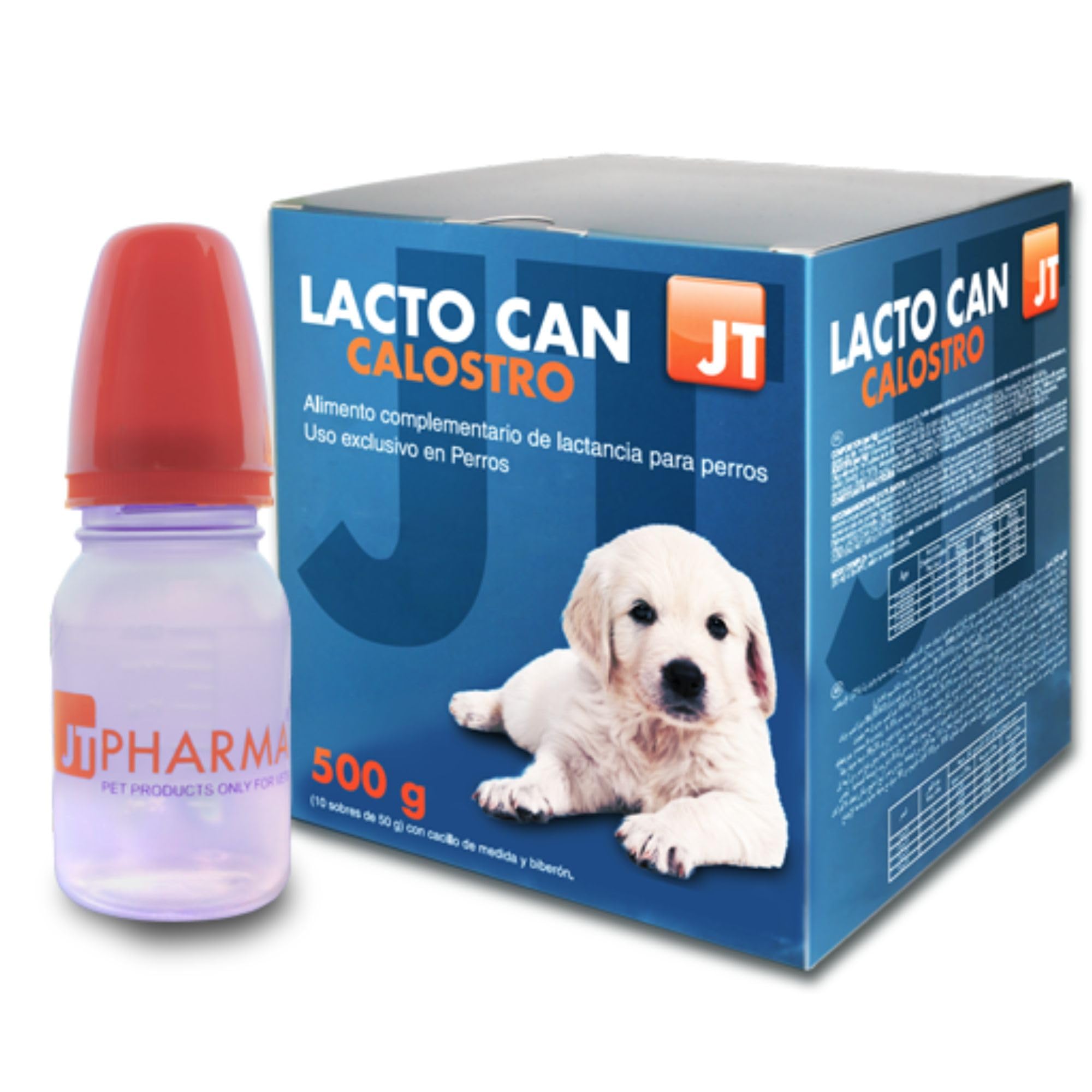 Lacto Can - 10 Sobres de 50 gramos - con cacillo de medida y biberón.