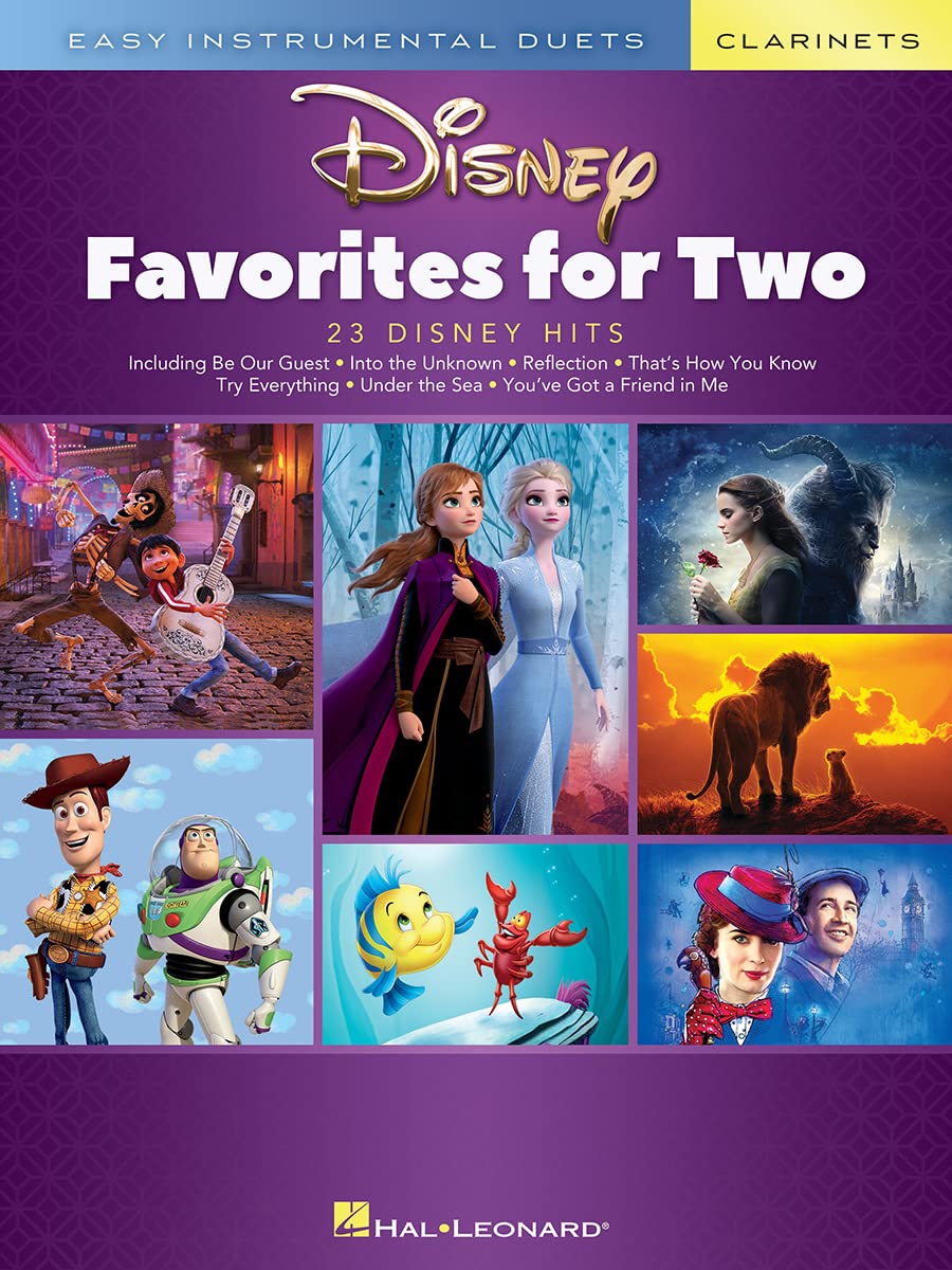 Disney Favorites for Two. Easy Instrumental Duets - Clarinet Edition