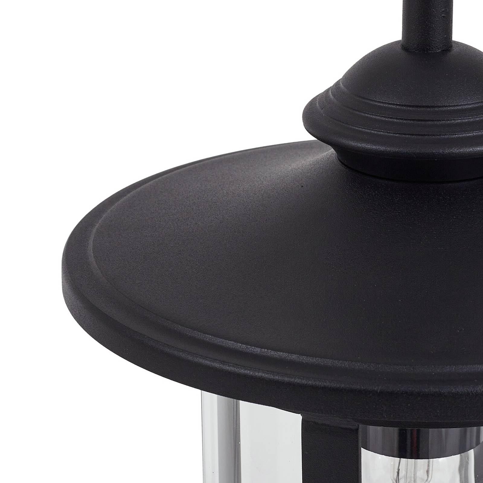 Lindby Lampa zewnętrzna (latarnia) Zayn (nowoczesna) w kolorze czarnym z aluminium (1 żarówka, E27) – lampa ścieżkowa, lampa ścieżkowa, lampa cokołowa