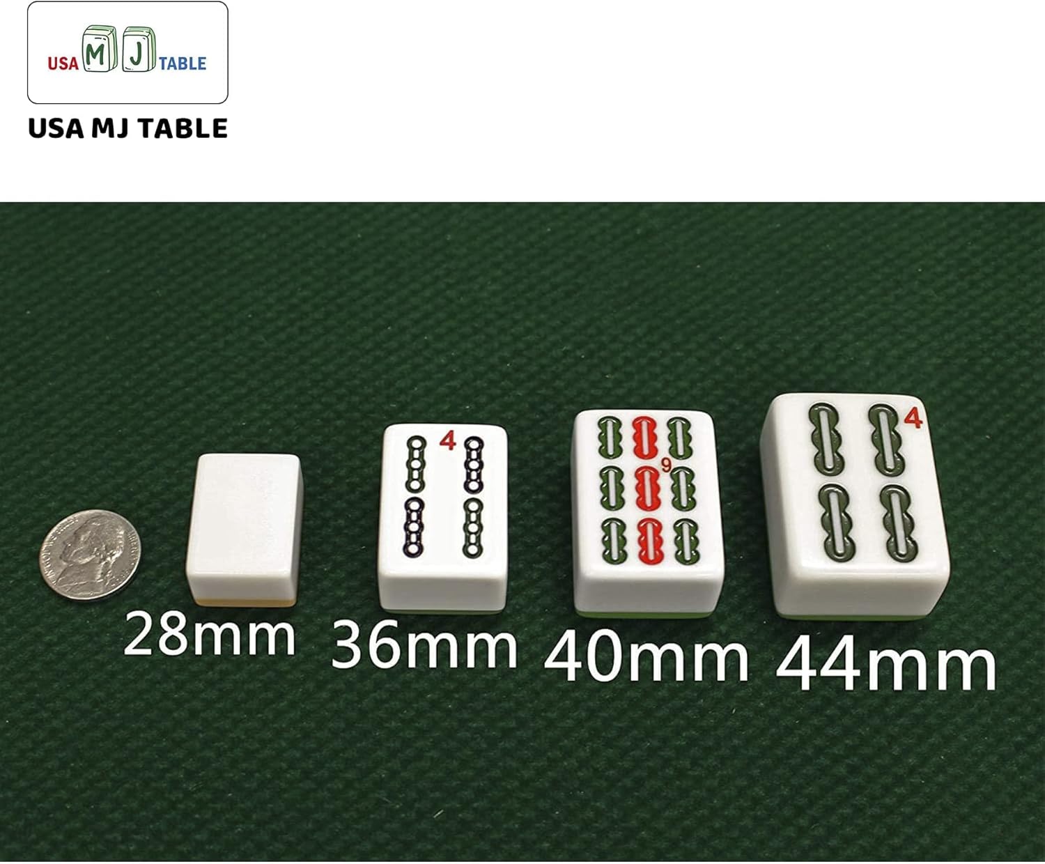 USA MJ Table 36mm 台灣麻將牌 Taiwanese Mahjong Tiles Automatic Mahjong Table with 2 Sets of 36mm Mahjong Tiles