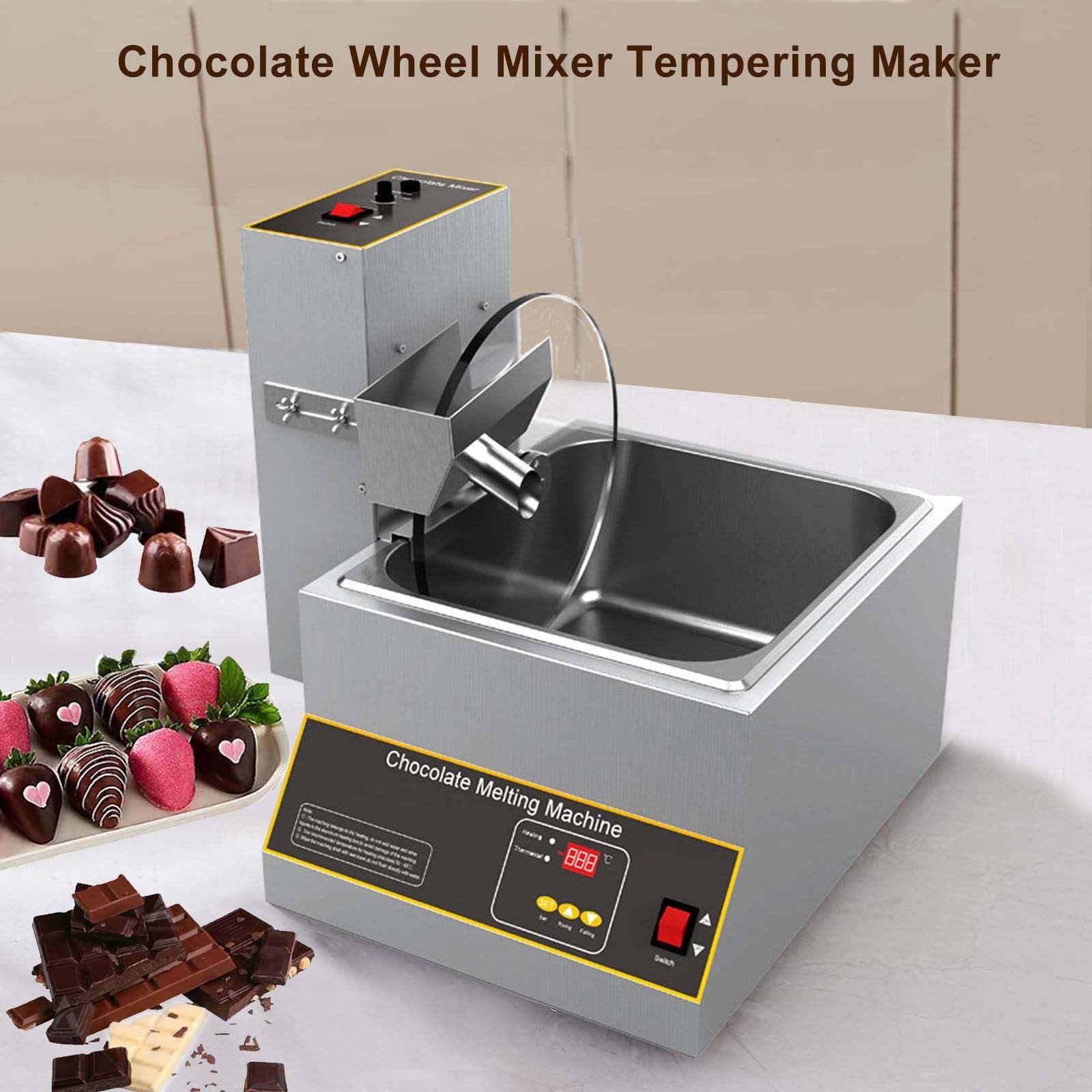 Macchina per temperare il cioccolato - Efficiente attrezzatura per fusione e miscelazione per cottura professionale, ideale per panetterie e pasticcerie