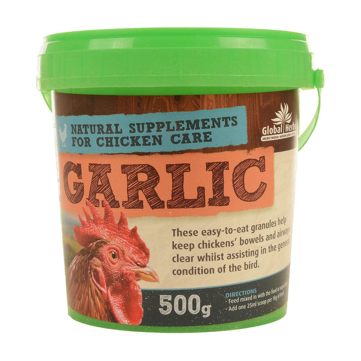 Chicken Garlic Granules for Poultry Digestive & Condition Support 500g