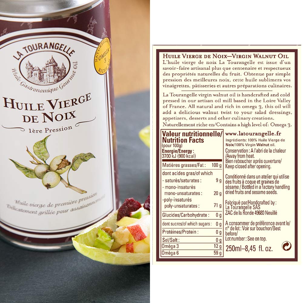 La Tourangelle Walnussöl / Basilikumöl / Pistazienöl Trio Packung, 750 ml