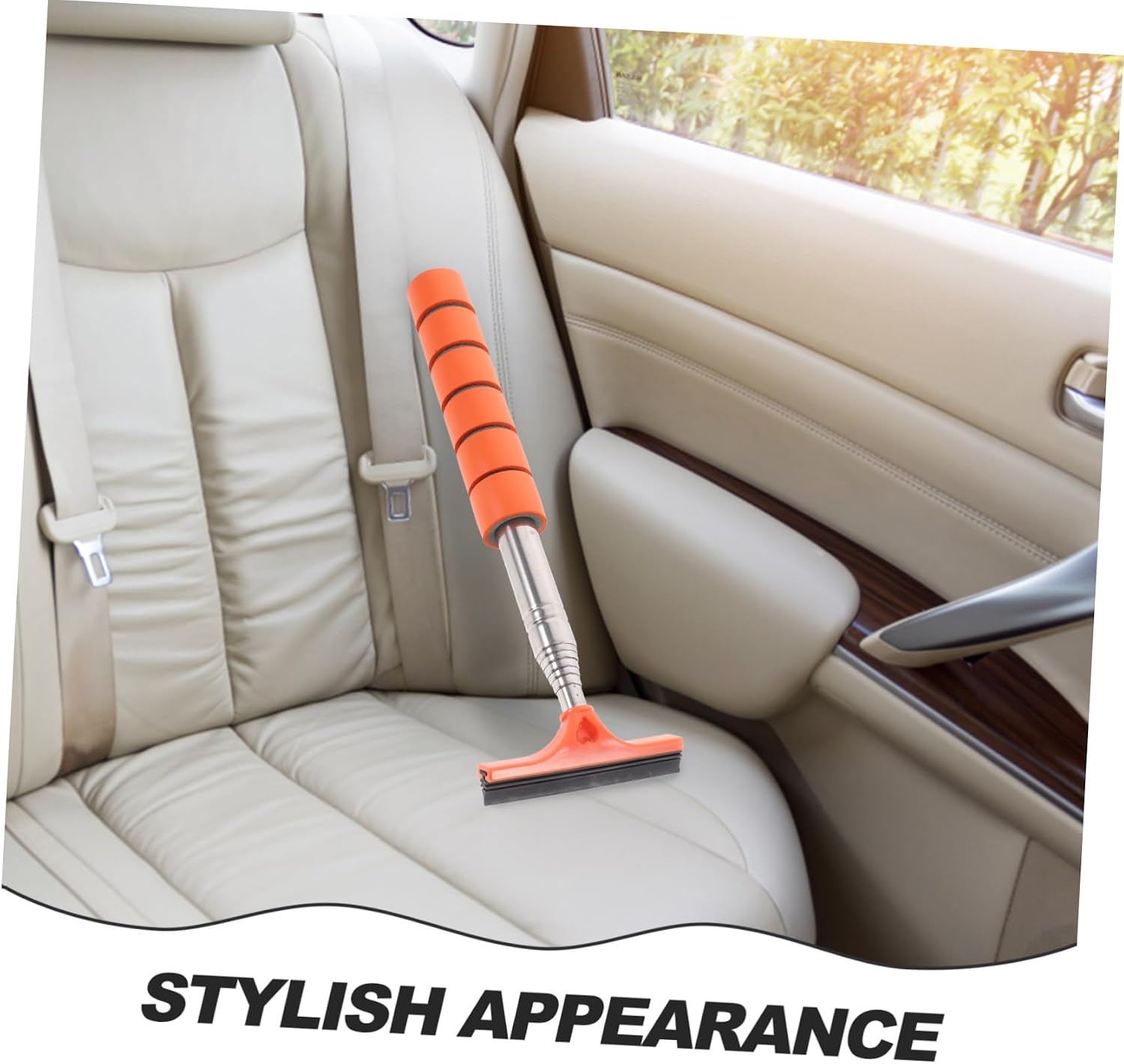 ULTECHNOVO Car Mirror Squeegee Retractable Wiper Universal Automotive Supply Windshield Cleaning Tool