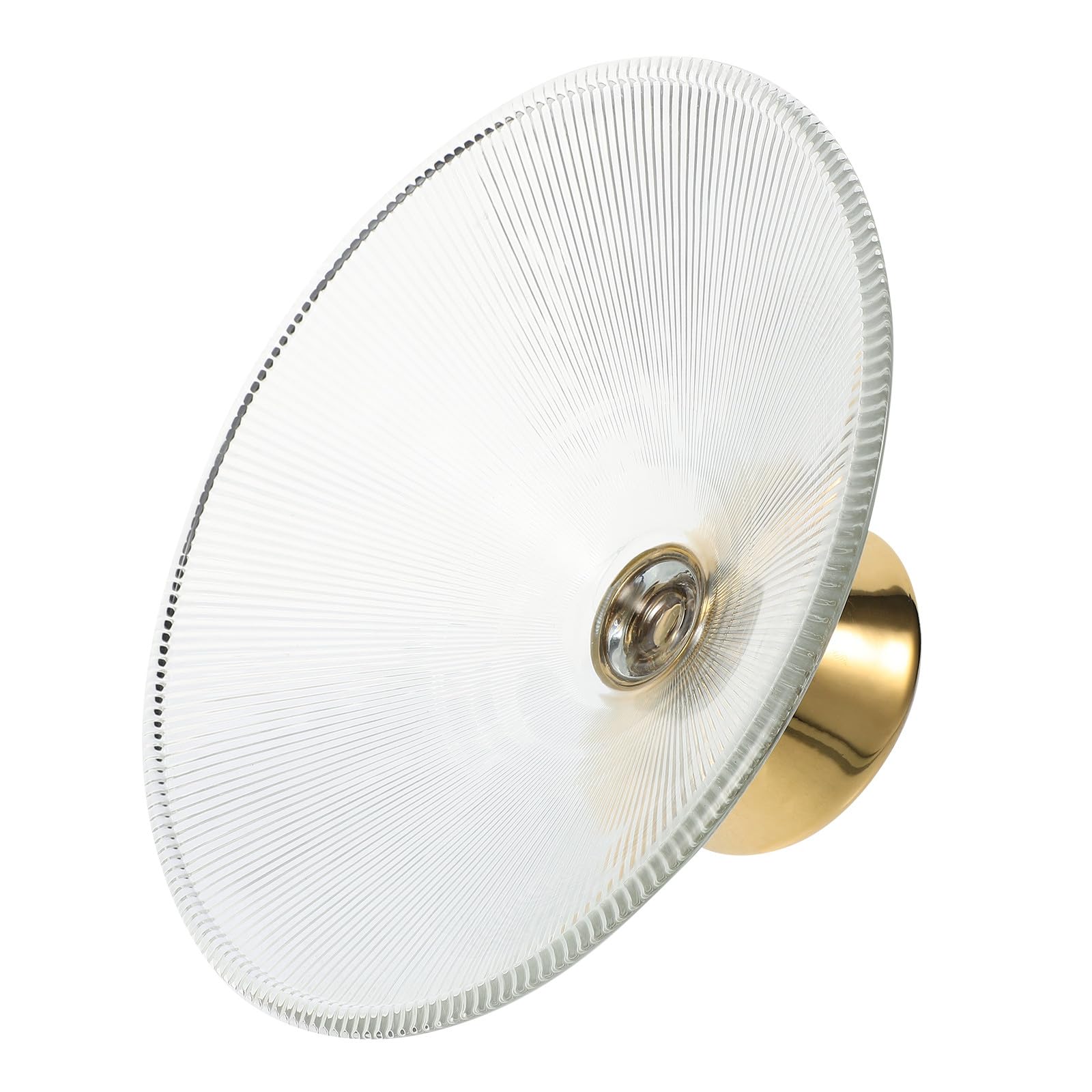 Elegante Sichere mit Kapazität Obstschale Glas Große und Handhabung Stilvoll Edles Design in Gold für und Partys