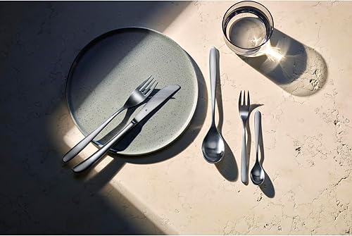 Miniatura 2 de WMF Juego de cubiertos de 30 piezas para 6 personas de seda Cromargan 18/10 acero inoxidable pulido