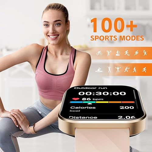 Miniatura 7 de Smart Watch for Women (Call ReceiveDial) 1.91" HD Screen, Fitness Watch with Heart Rate SpO2 Sleep Monitor, Activity Tracker watch with Bluetooth