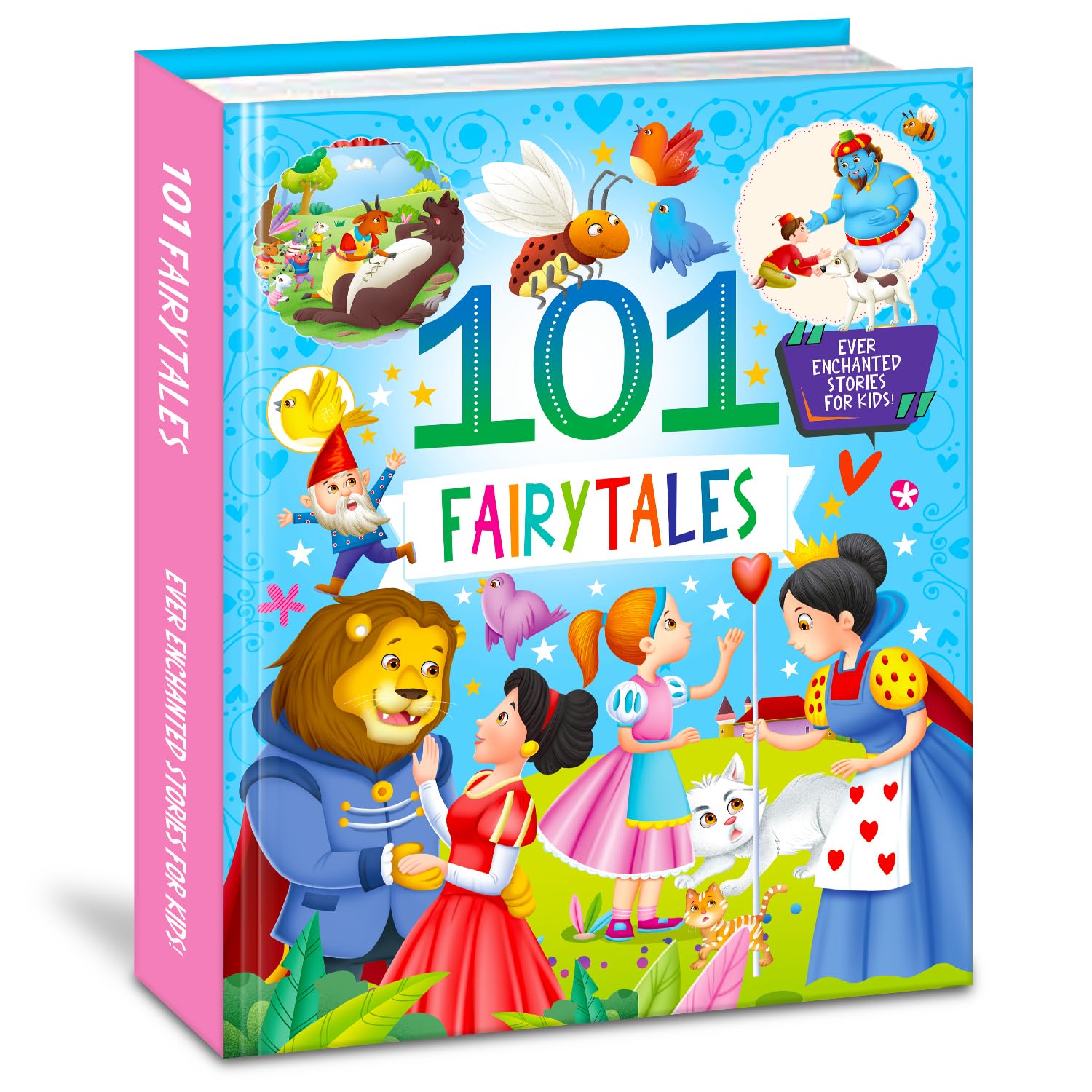 HELLOFRIEND BOOKS 101 Fairy Tales ( Ever Enchanted Stories For Kids ) Perfect Paperback – 1 January 2024