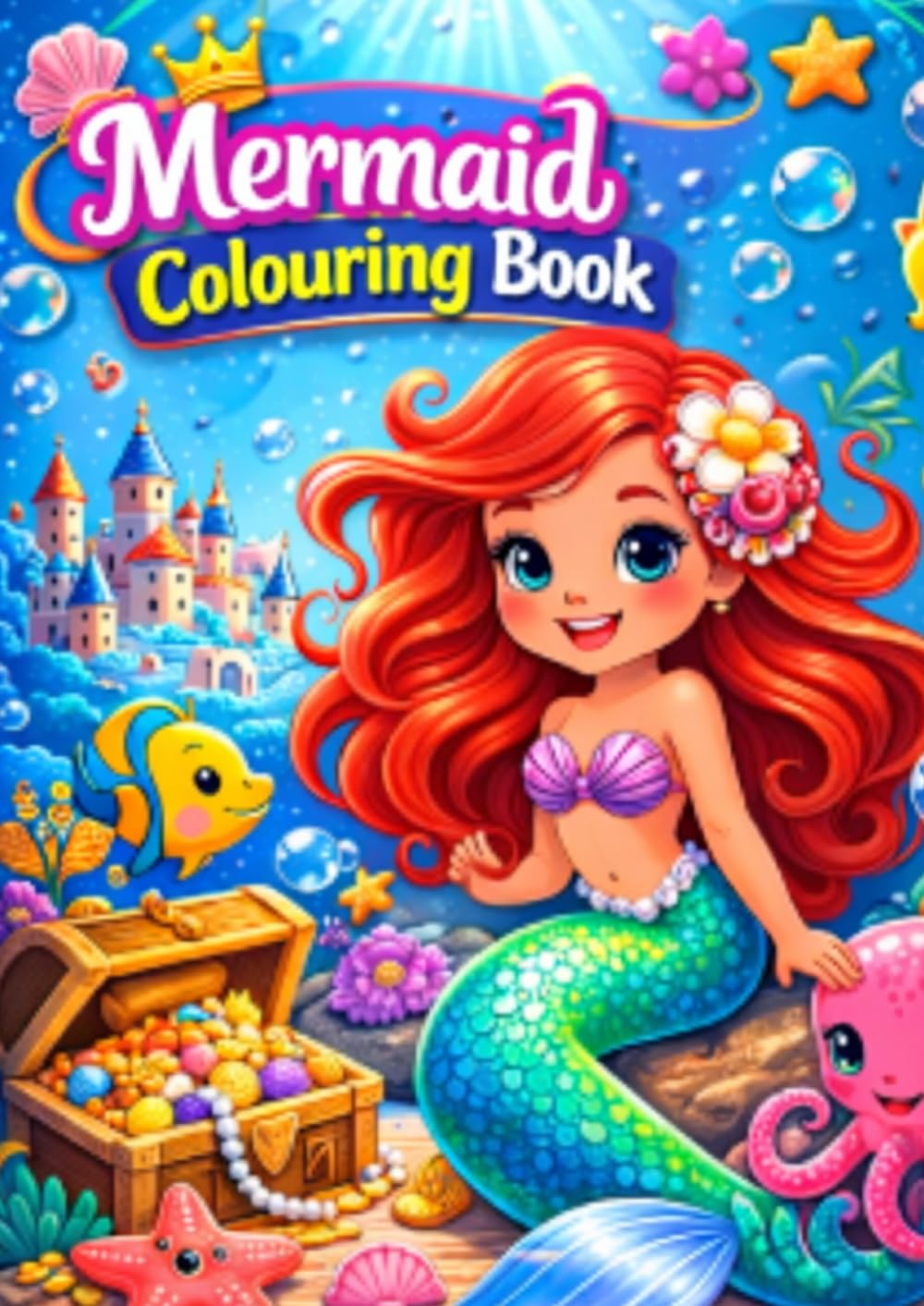 Mermaids Colouring Book