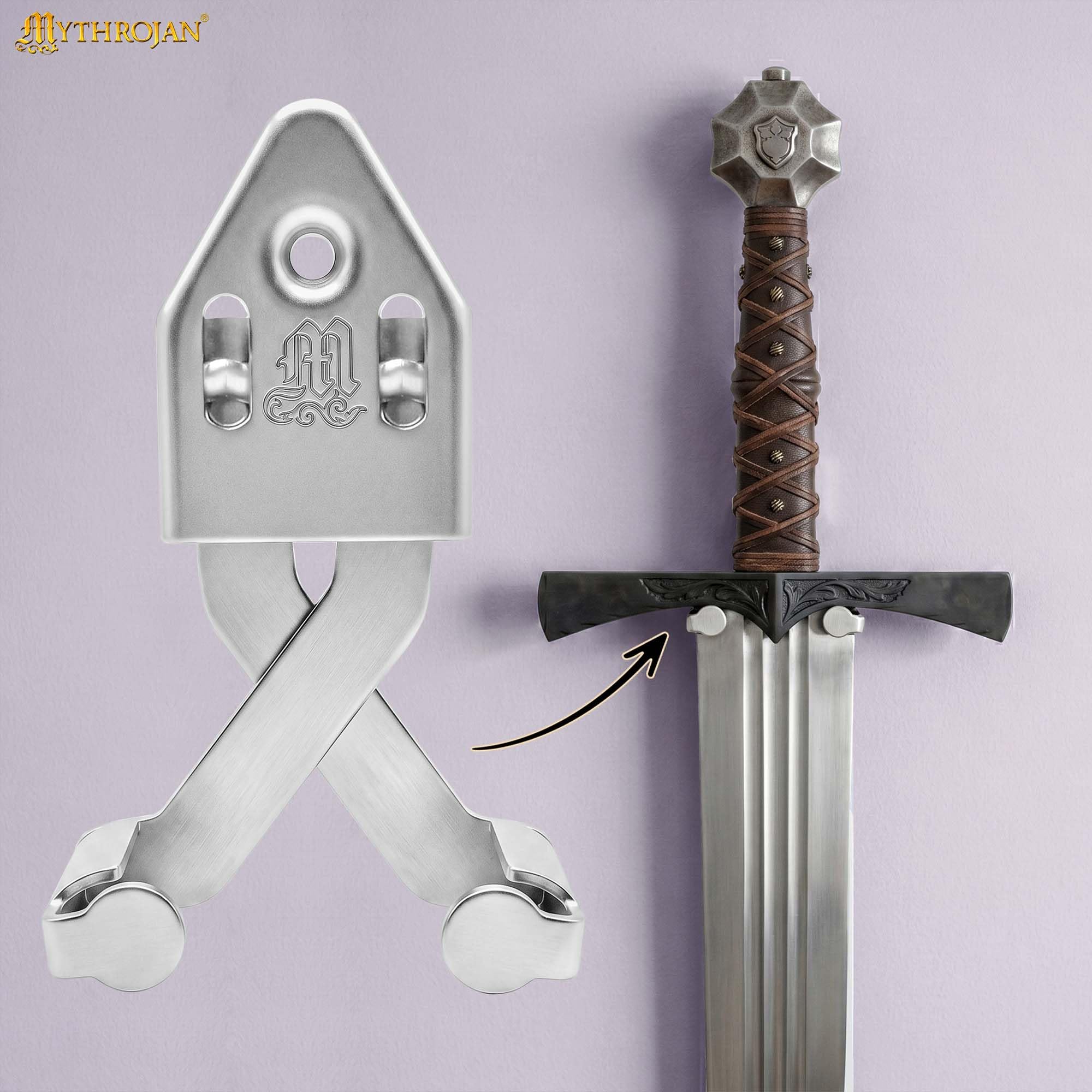 Soporte de pared universal para espada de metal