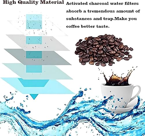 Miniatura 6 de Paquete de 6 filtros de carbón de repuesto de una sola taza para máquinas Breville BWF100