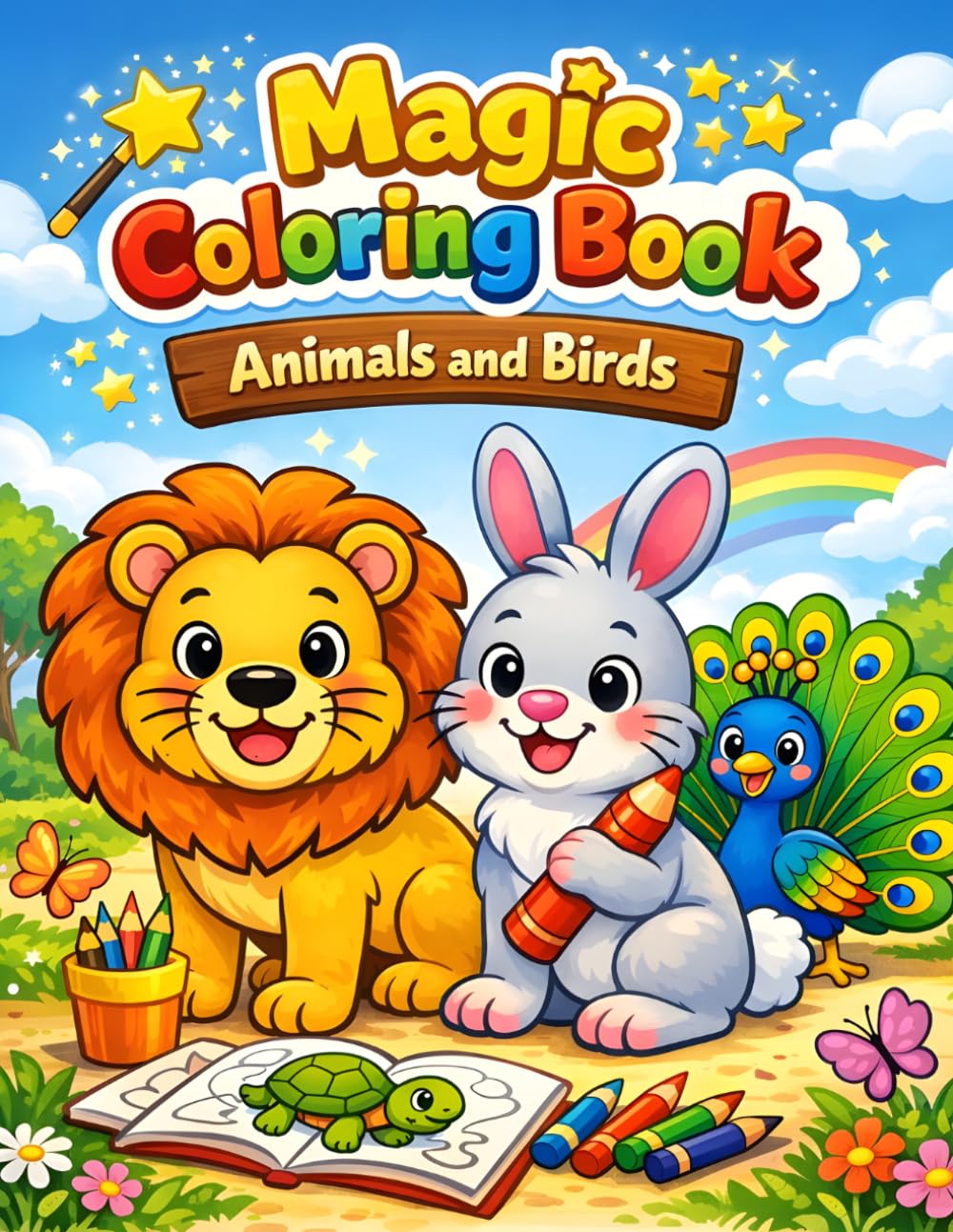 Magic Coloring Book - Animals & Birds: Animals & Birds
