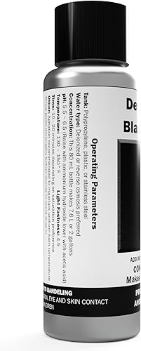 Miniatura 6 de Tintes profesionales de pigmento anodizado de aluminio  Negro E-CRO  Negro claro a rico  Concentrado en polvo hace 7.6 litros o 2 galones