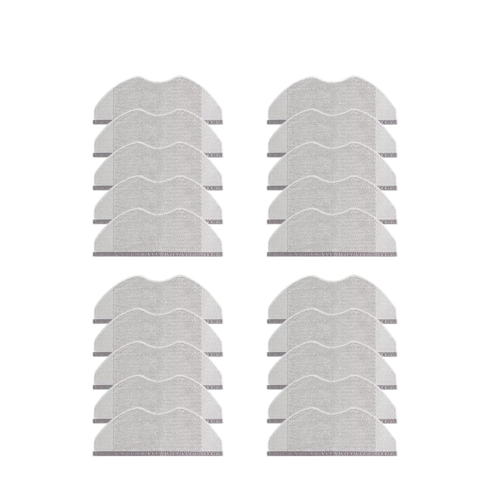 kvcccss Replacement Mop Cloth ，Compatible For Xiaomi，S40 OV81 H40 OV51 S40C E101 Robot Vacuum Cleaner Accessories Washable(SET5)