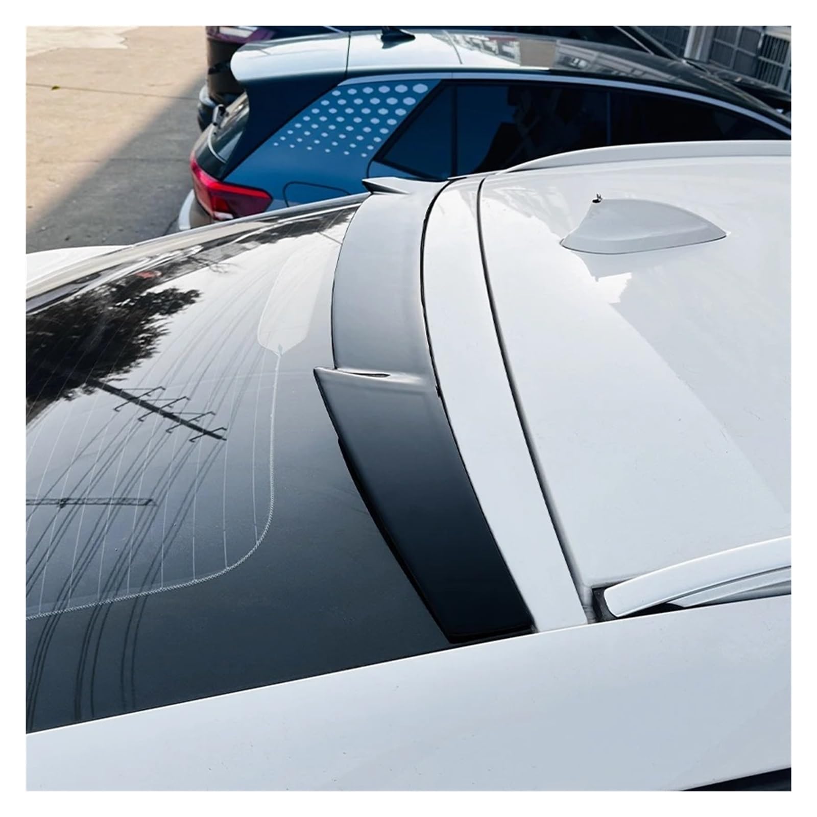 Alerón Trasero para Techo para BMW para X6 F16 2015-2019 Alerón Trasero Superior ala Fija Kit Carrocería para Maletero Coche Auto Spoiler ala del Alerón Trasero(Glossy Black)