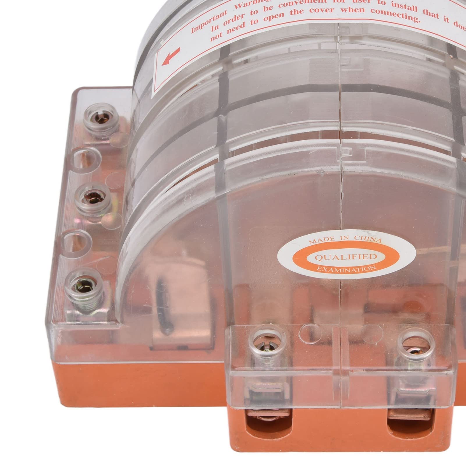 CHICIRIS Interruptor de Cuchilla de Desconexión de Doble Tiro de 3, Interruptor de Seguridad de 225 A AC380 V con Carcasa Transparente para Sistemas Eléctricos Industriales
