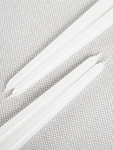 Miniatura 7 de Candwax - Velas cónicas de 12.0 in, sin goteo, sin perfume, cera de parafina con mechas de algodón, 10 horas de combustión