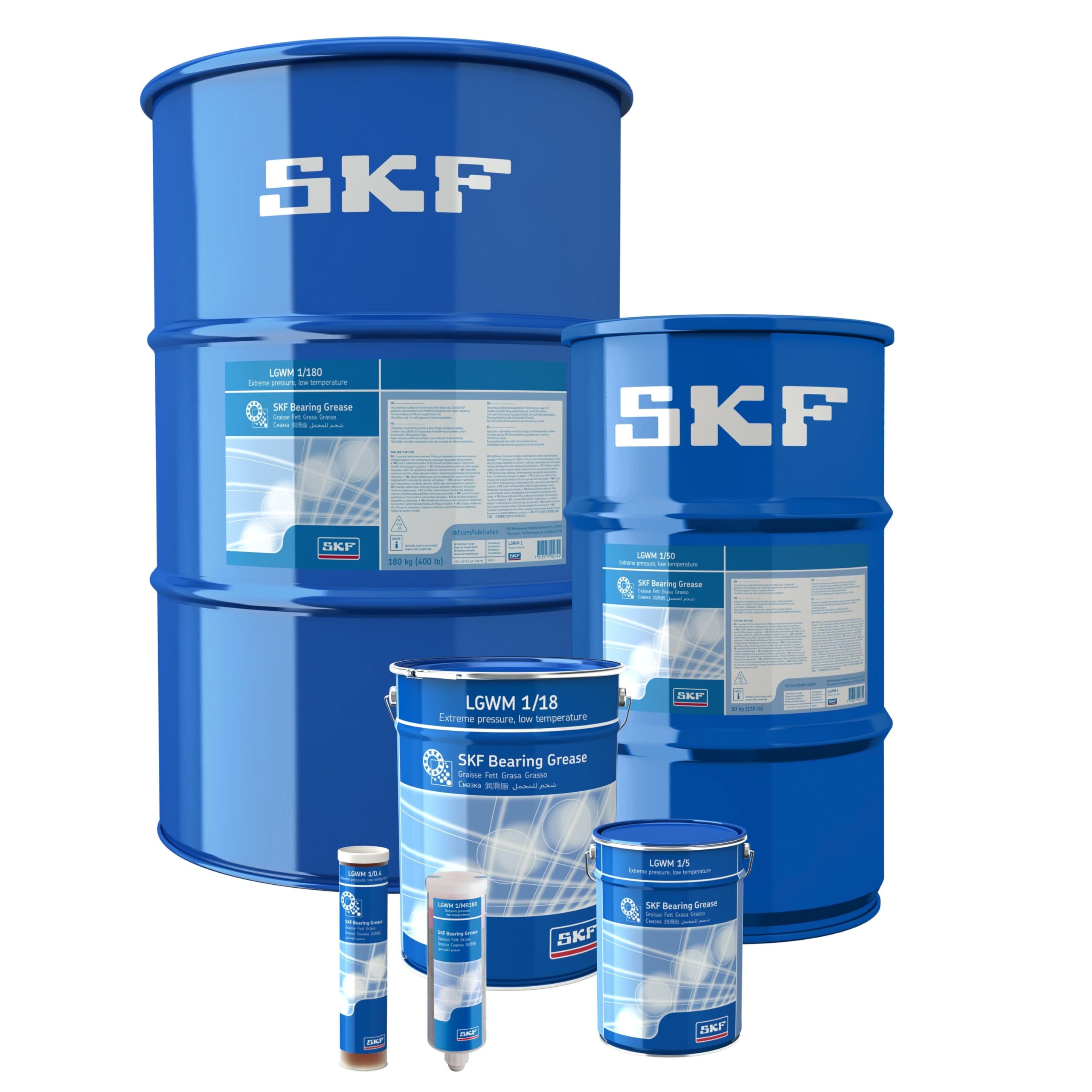 SKF LGWM - Grasso per cuscinetto 1/5, lattina da 5 kg