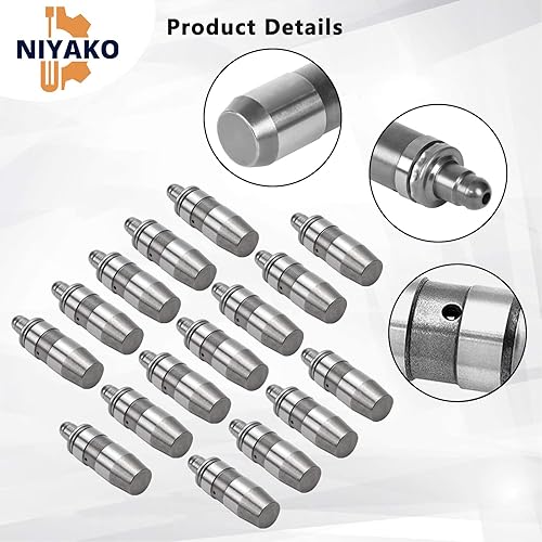 Miniatura 5 de Niyako Kit de elevación de pestañas de repuesto para 16 piezas para Grand Cherokee Durango Ram 1999-2007