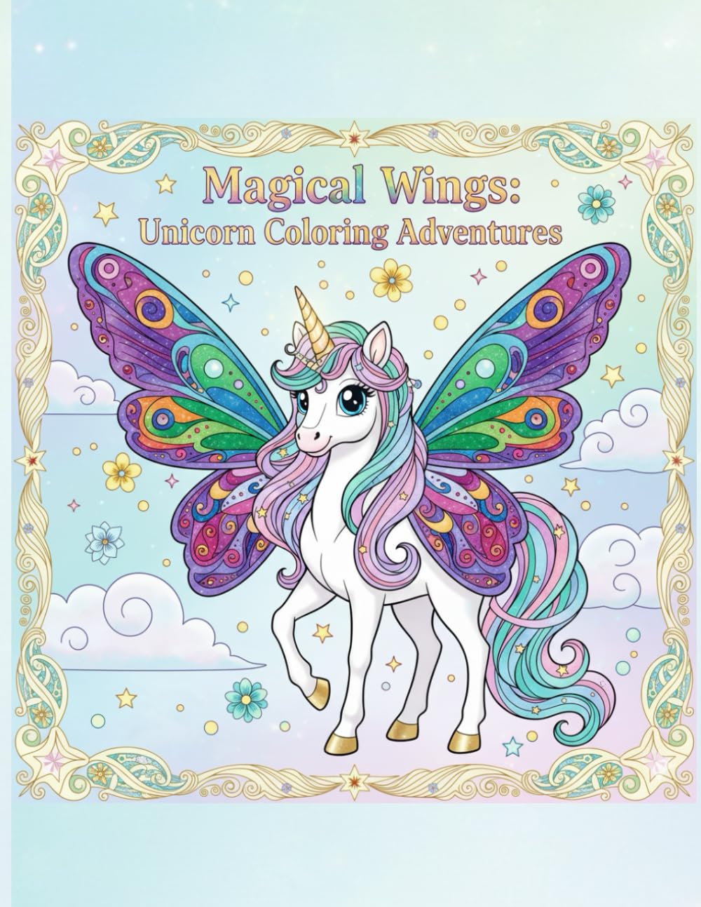 Magical Wings: Unicorn Coloring Adventures