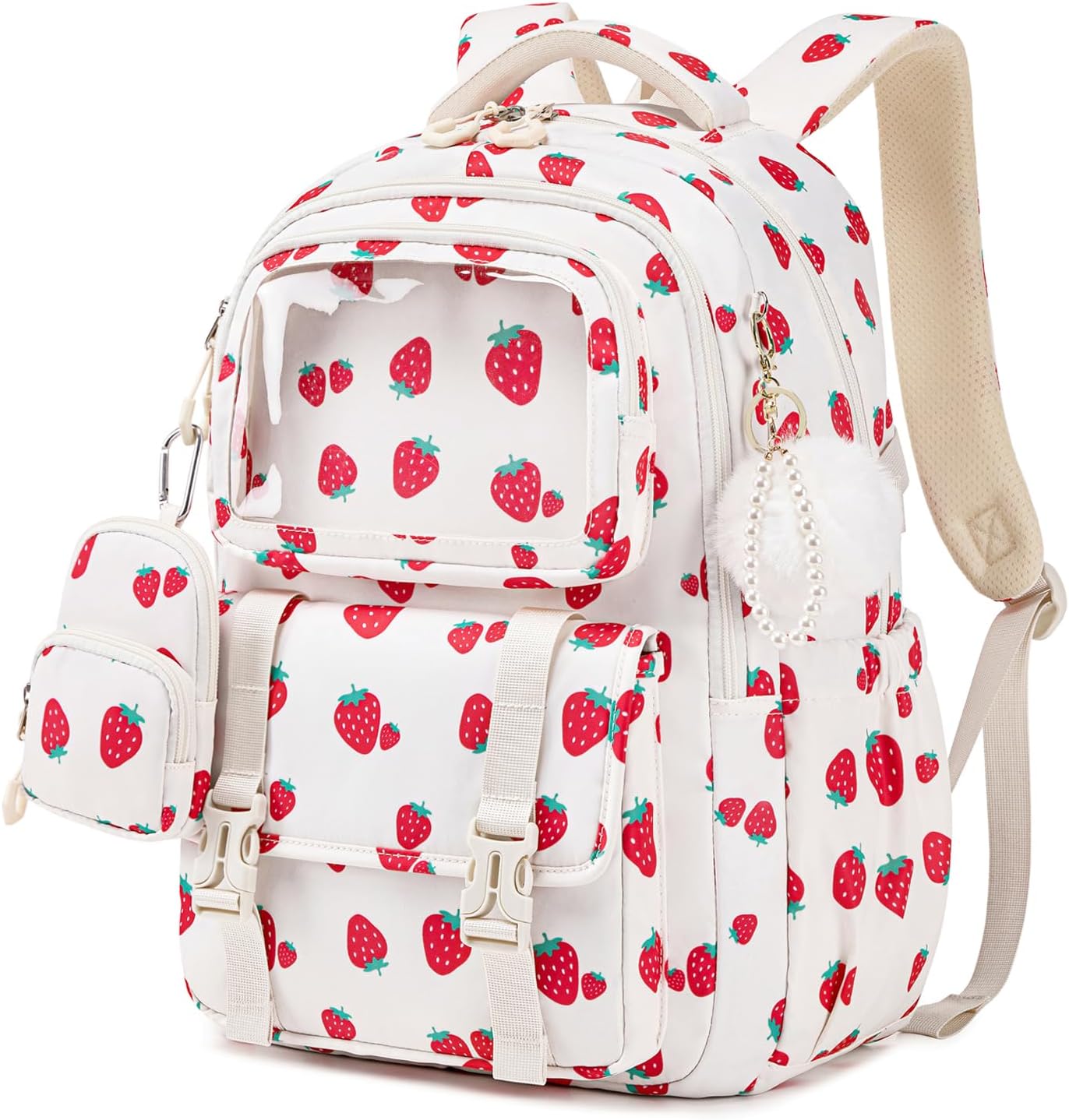 Girls Backpack, Kawaii Kids Backpacks for Girls Multiple Pockets School Bookbag for Primary Elementary School