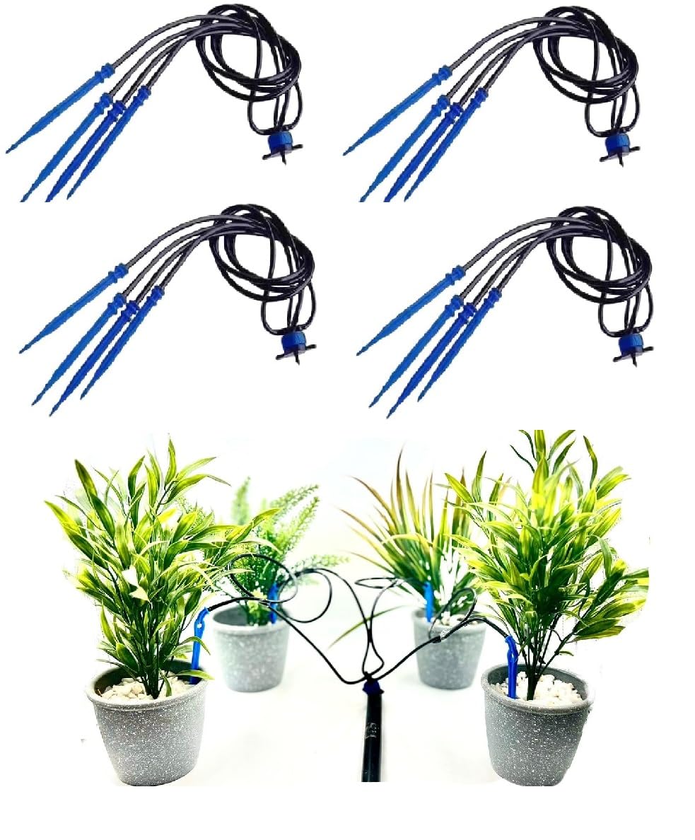JERN Drip Irrigation System, 4-Way Arrow Drip Emitters, Water Saving for home Plants & Green House (Pack of 4) (B0DCG43B32) Amazon Price History, Amazon Price Tracker