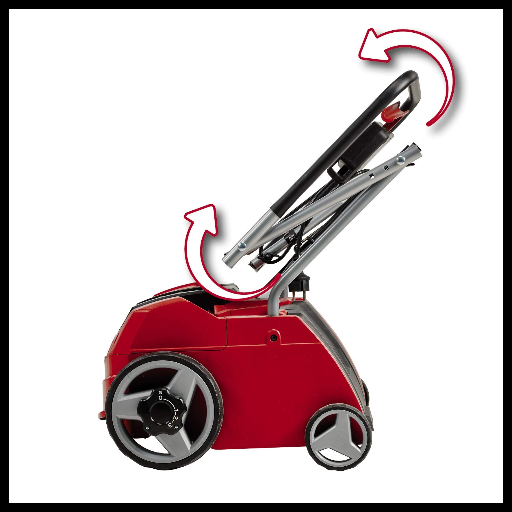 Einhell Scarificateur/aérateur électrique GC-SA 1231/1 (jusqu'à 300m², 1.2 kW, bac de ramassage de 28L) & Vilmorin 4460416 Gazon Rustique, Vert, 5 kg