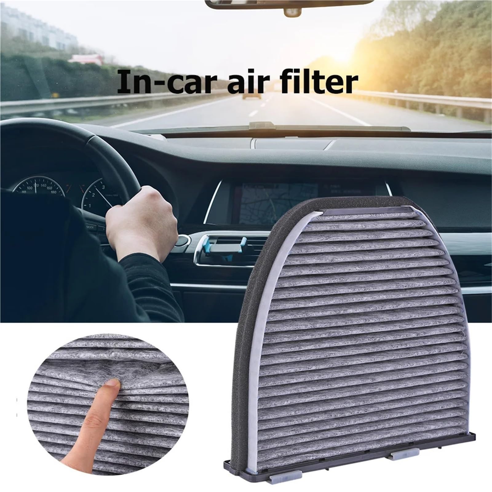 Filtr klimatyzacji Filtr kabinowy z węglem aktywnym do klimatyzacji samochodowej, pasujący do Mercedesa Benz W204 W212 C207 2128300318 Akcesoria