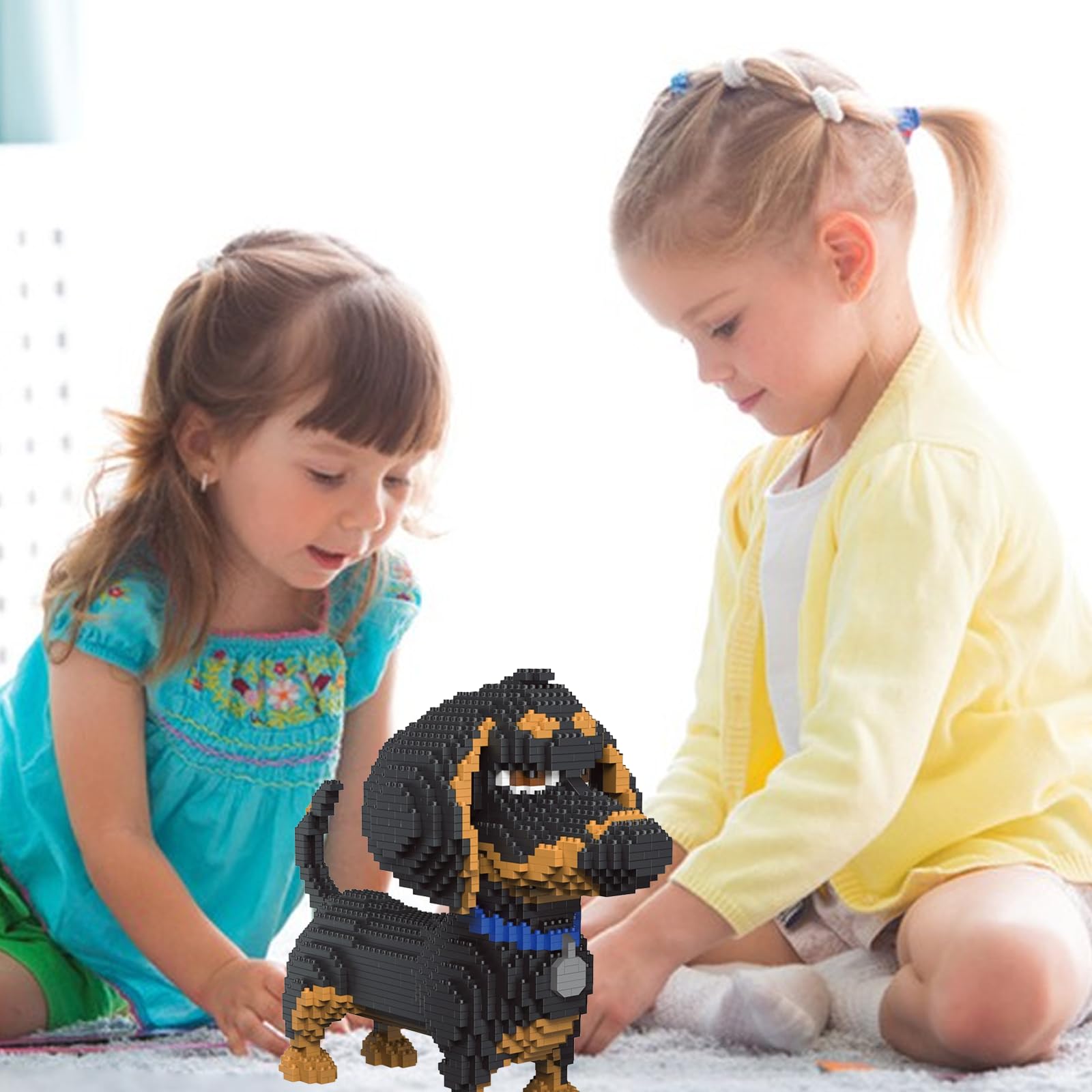 Micro Building Blocks Puzzle Bassotto, cartone animato Nano Building Blocks per adulti decompressione regalo
