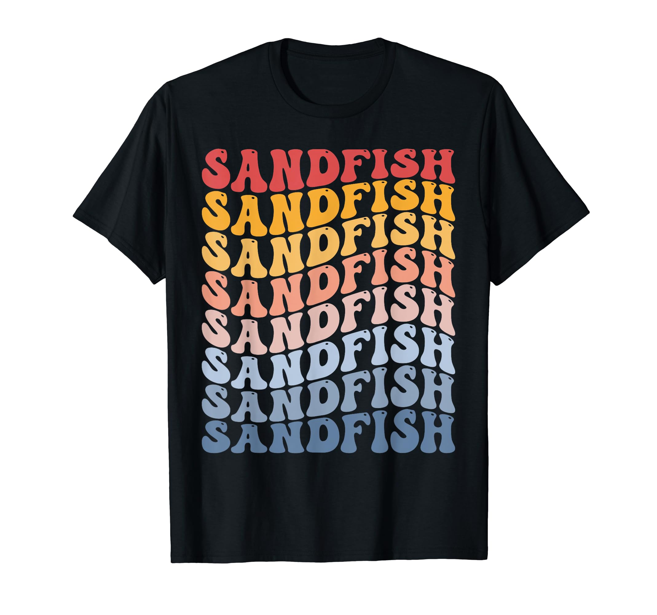 Sandfish Groovy Retro T-Shirt