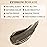 Eyebrow Pomade - Waterproof Brow Pomade for Long-lasting Results,Smudge Proof and Sweat Resistant Formula,Natural Eyebrow Makeup for All Skin Types and Tones - Ebony