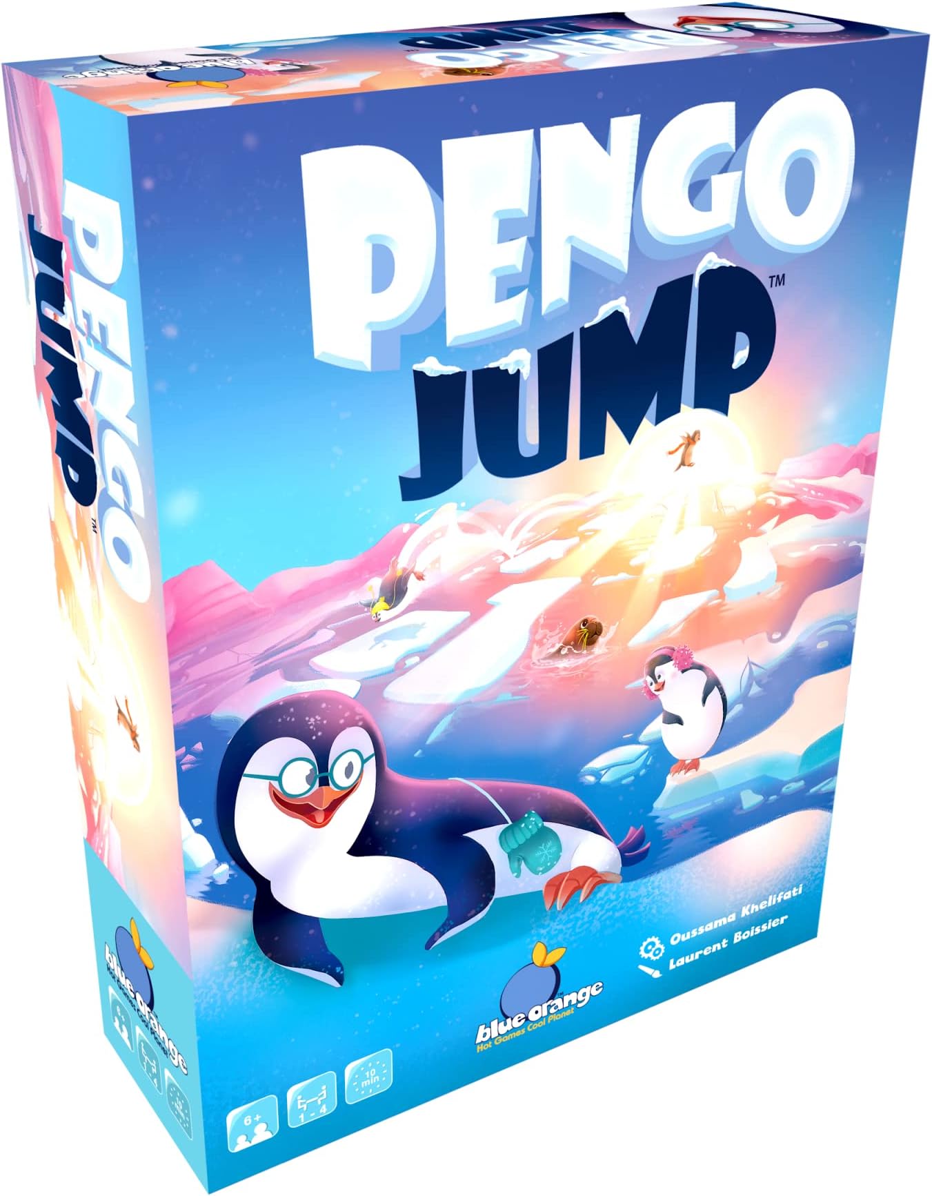 Blue Orange | Pengo Jump | Family Game | Ages 6+ | 1-4 Players | 10 Minutes Playing Time
