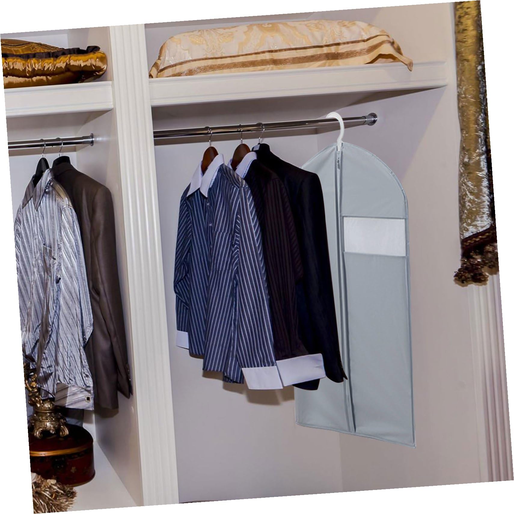 MAGICLULU 5piezas Guardapolvo Translúcido Para Abrigos Funda Protectora Para Ropa Unidades Bolsa De Almacenamiento Para Trajes
