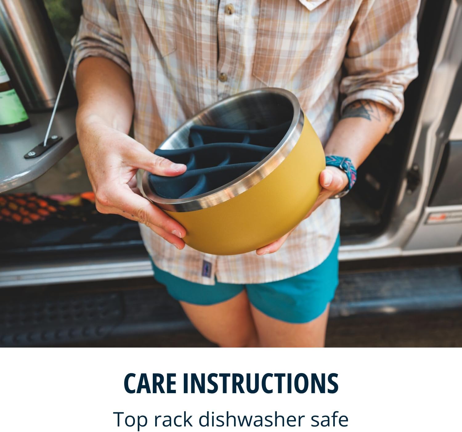 Ruffwear Basecamp Slow Feeder Dog Bowl, Slow Feeder Pet Bowl Accessory, Dog Food and Treats for Slow Meals, Suitable for Dog Food 6