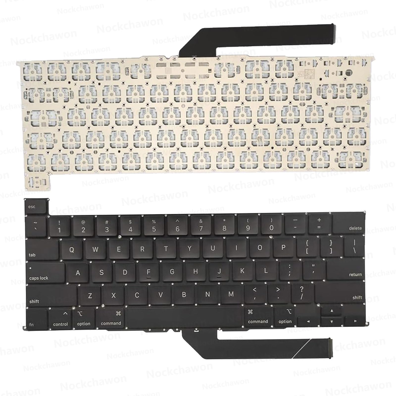 Amazon.com: Nockchawon US Keyboard with Flex Cable + Screw Kit 