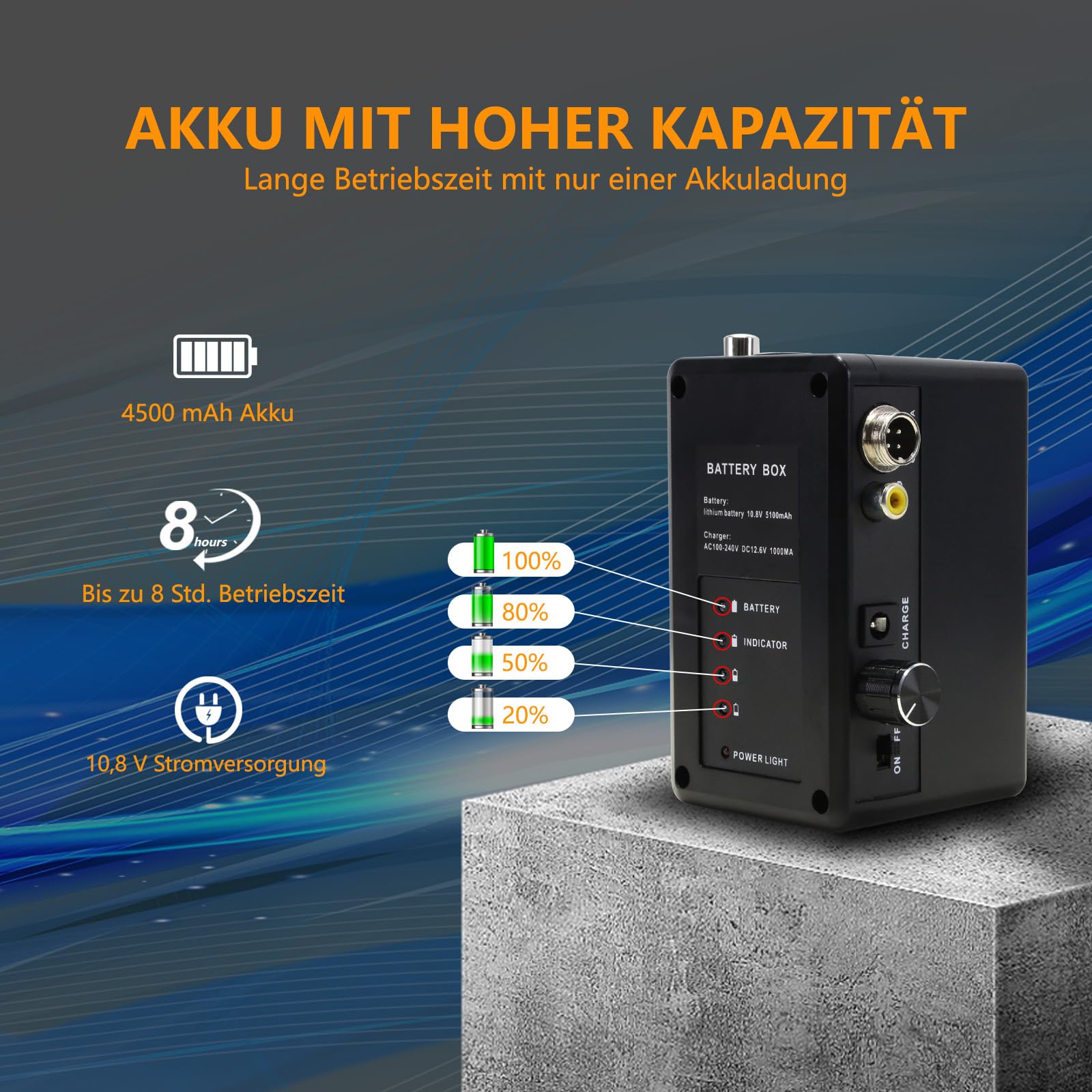 Kanalkamera mit 512-Hz-Ortungsgerät, 50 m, selbstnivellierende 9-Zoll-IPS-Rohrkamera mit 7-mm-Kabel und Griff,Endoskopkamera mit 12 LEDs, 16GB SD-Karte, für Kanalrohre