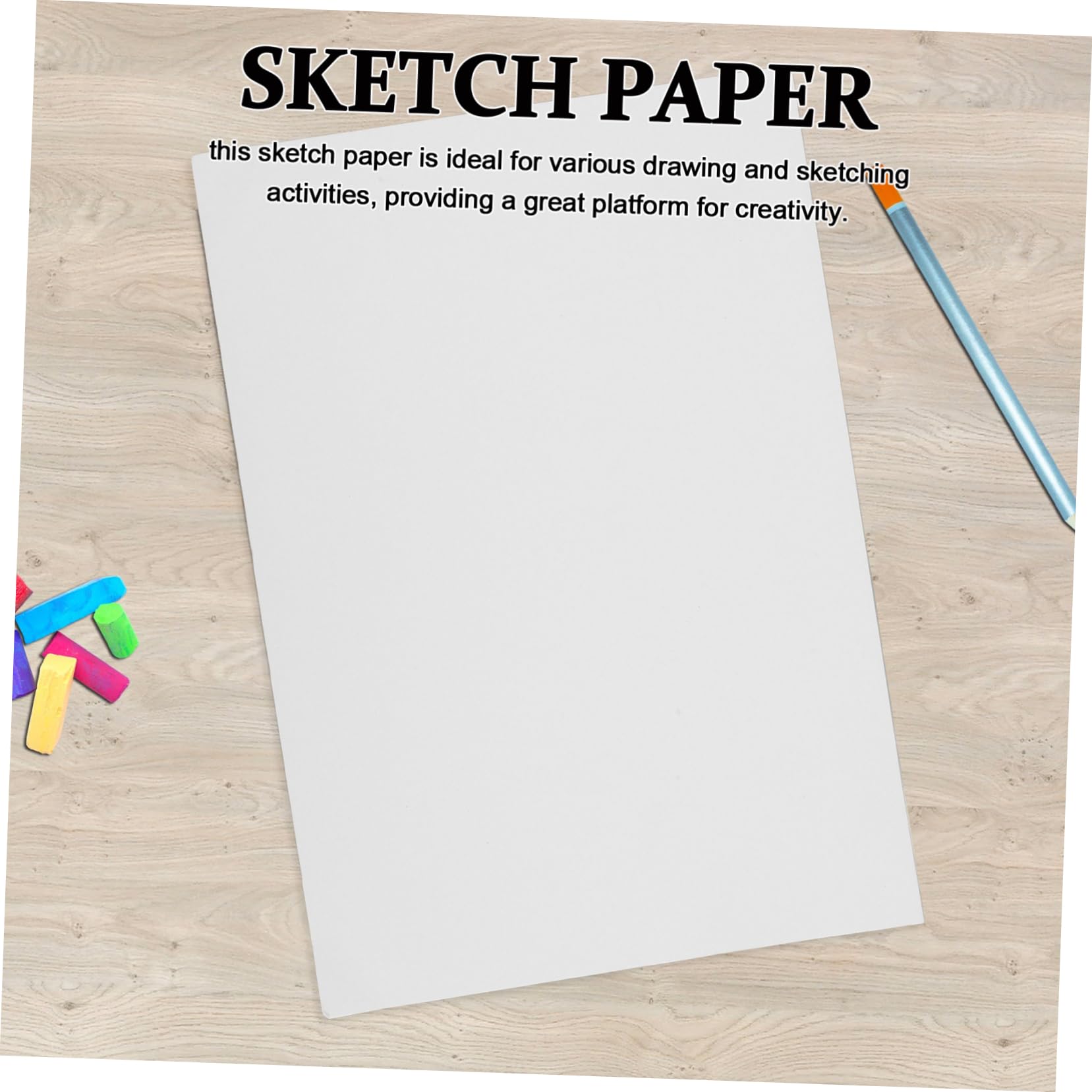 Papier à Dessin Blanc 100 Feuilles pour Garçon et Filles et Étudiants