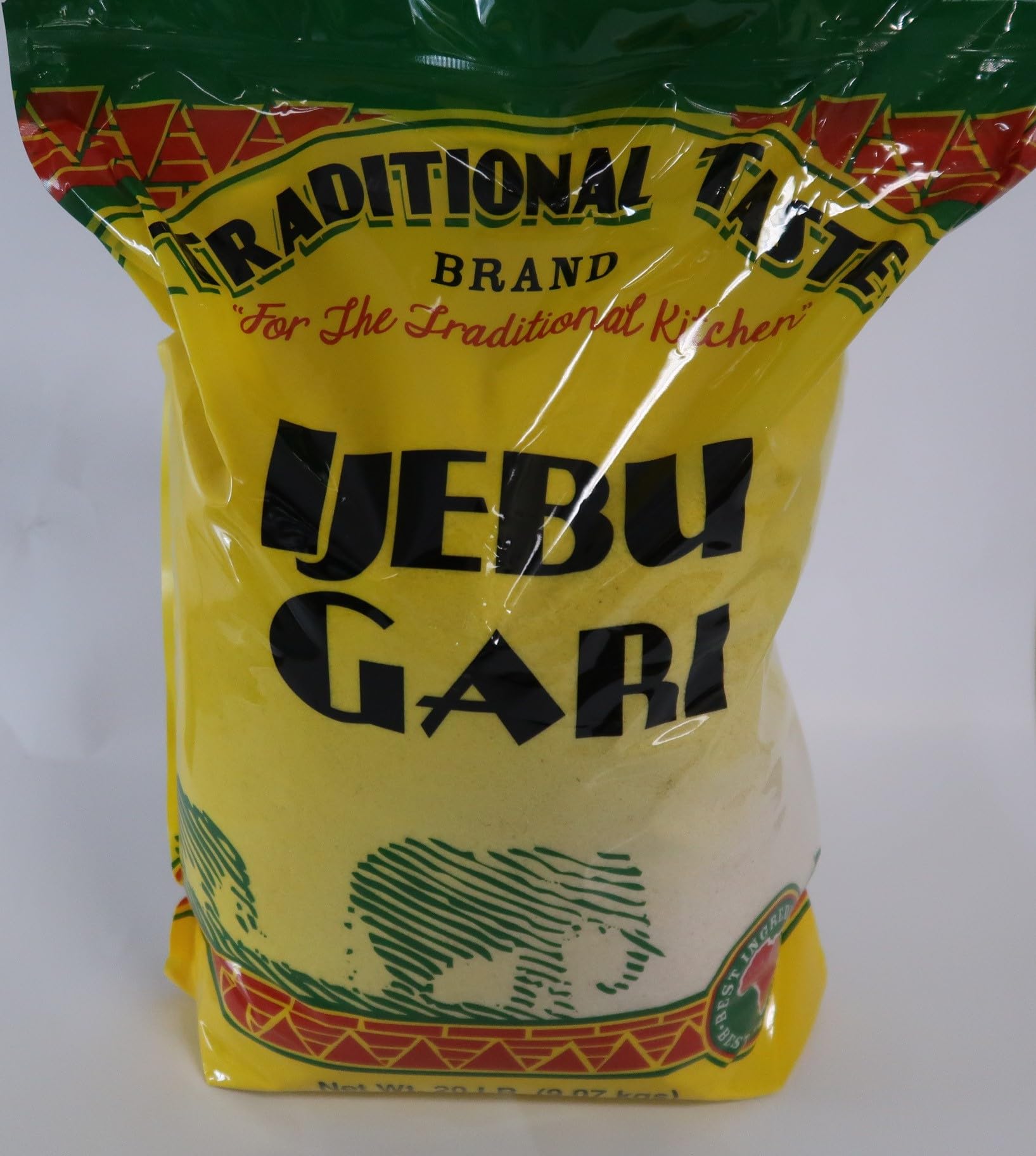 Traditional taste Ijebu Garri, 20 Pounds, Bulk Pack