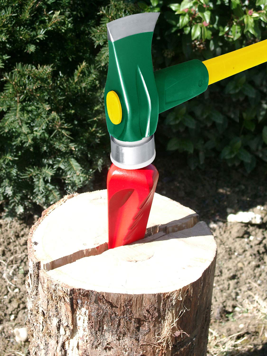 Leborgne 231306 Merlin éclateur 3 kg avec manche Novamax - Jaune et vert