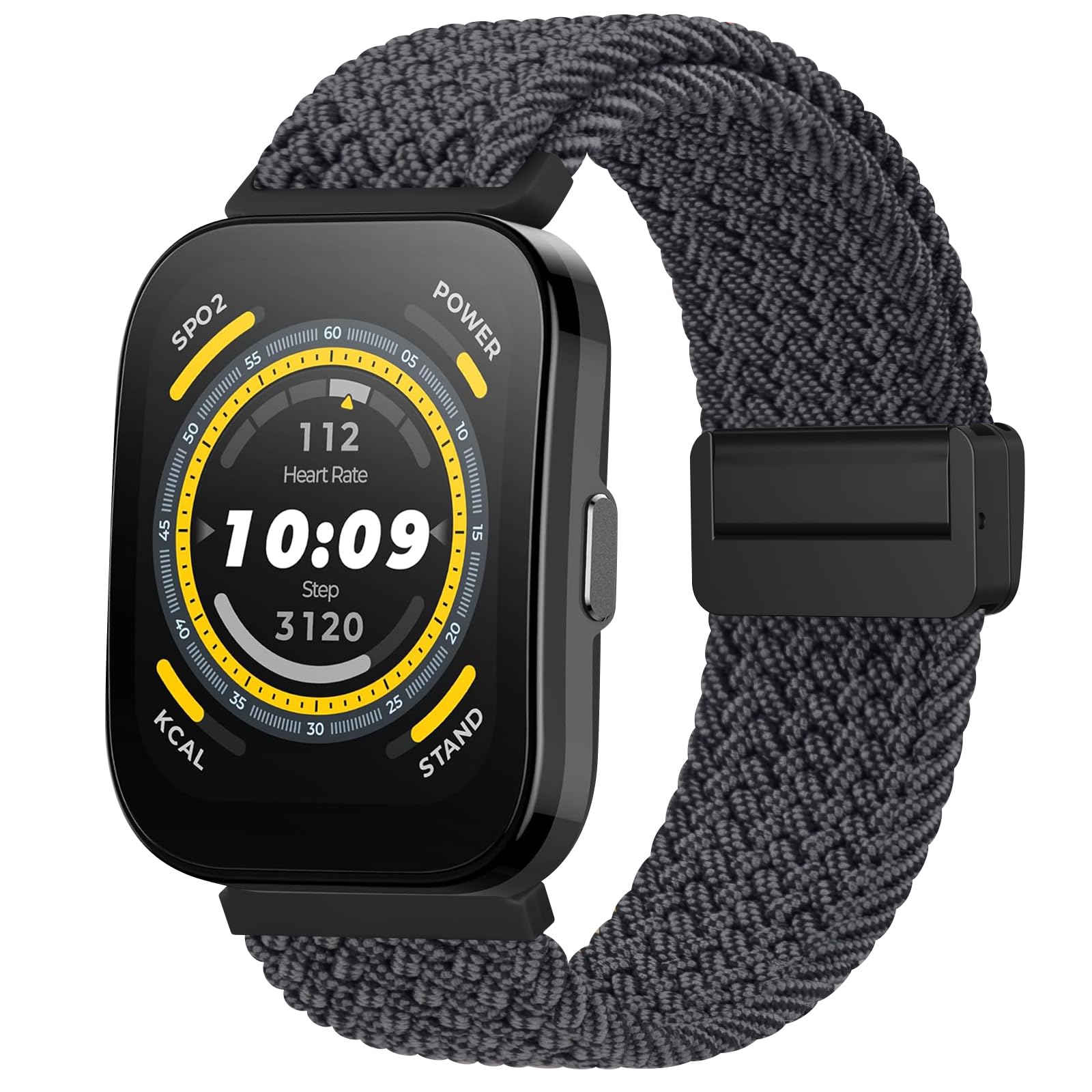 Correas trenzadas para Amazfit Bip 5 / GTR 4, correa de repuesto deportiva de nailon suave ajustable de 22 mm, compatible con Amazfit Bip 5 / Amazfit GTR 4, para mujeres y hombres