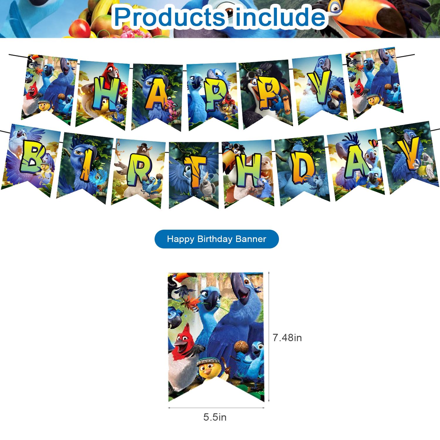 Cloudy With A Chance Of Meatballs Backdrop Banner Party Supplies Post Birthday Decorations Background For Photography Taspestry