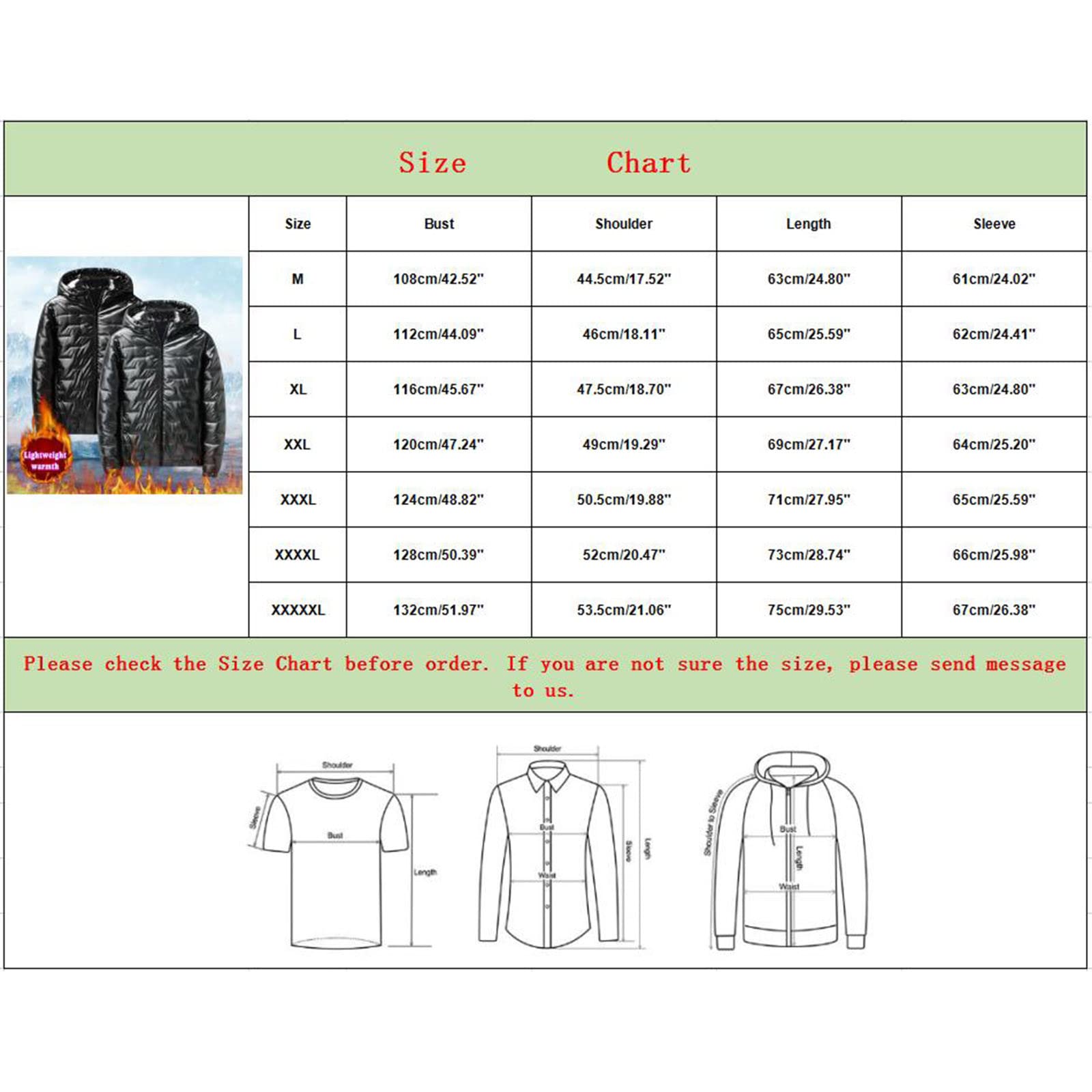 Doudoune Homme Legere, Blouson Homme Hiver Chaud, Regular Veste De Travail Manteau, Coupe-Vent Étanche Veste Résistante À L’eau Respirant Outdoor Zippé Manteau Mode Et Le Confort Cohabitent‌