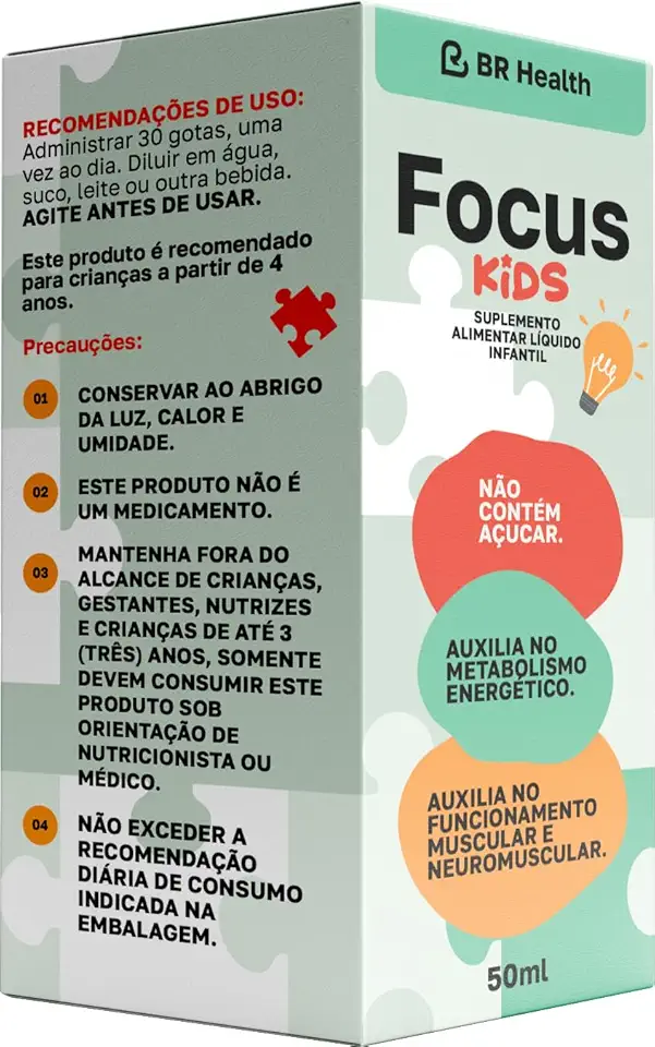 BR Focus Kids - Memória e Déficit de atenção - 50ml