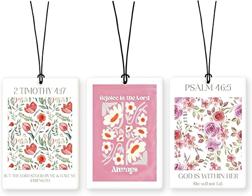 Miniatura 32 de Lacama Ambientador de Aire para Coche Retro Moderno con Guepardo 3 Piezas, Aromas para Coches con Lazo Negro Coquette, Labios con Estampado de