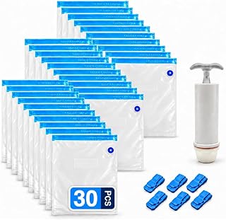 Filament Storage Bags, 30 Vacuum Bags with Hand Pump & Desiccants