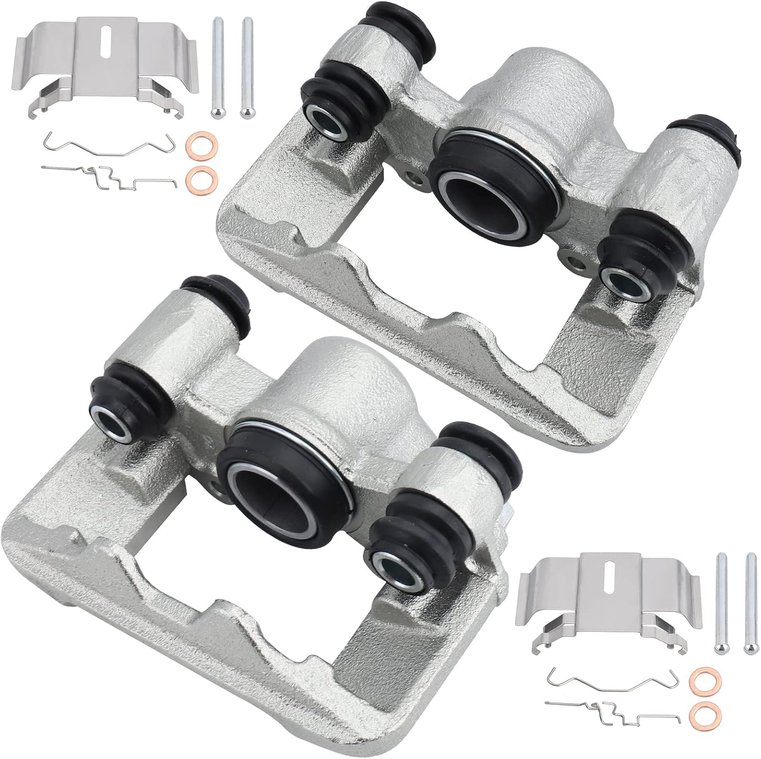 DRIVESTAR 192970 192971 Rear Brake Calipers, fit 2004 2005 for Toyota Rav4, OE-Quality New Disc