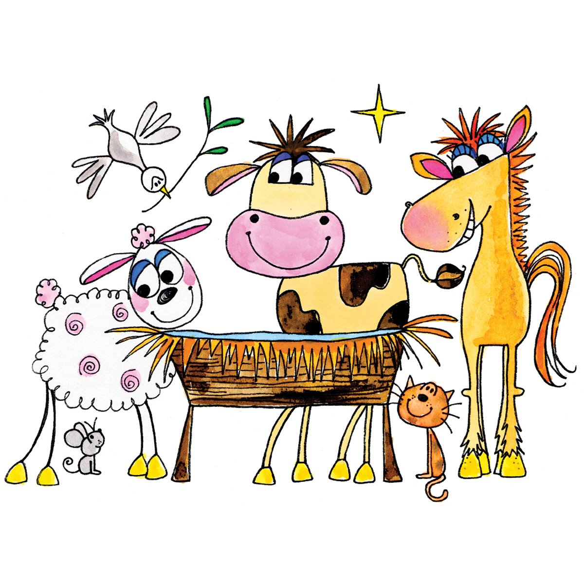 Tampon en caoutchouc Penny Black All Creatures pour carterie créative