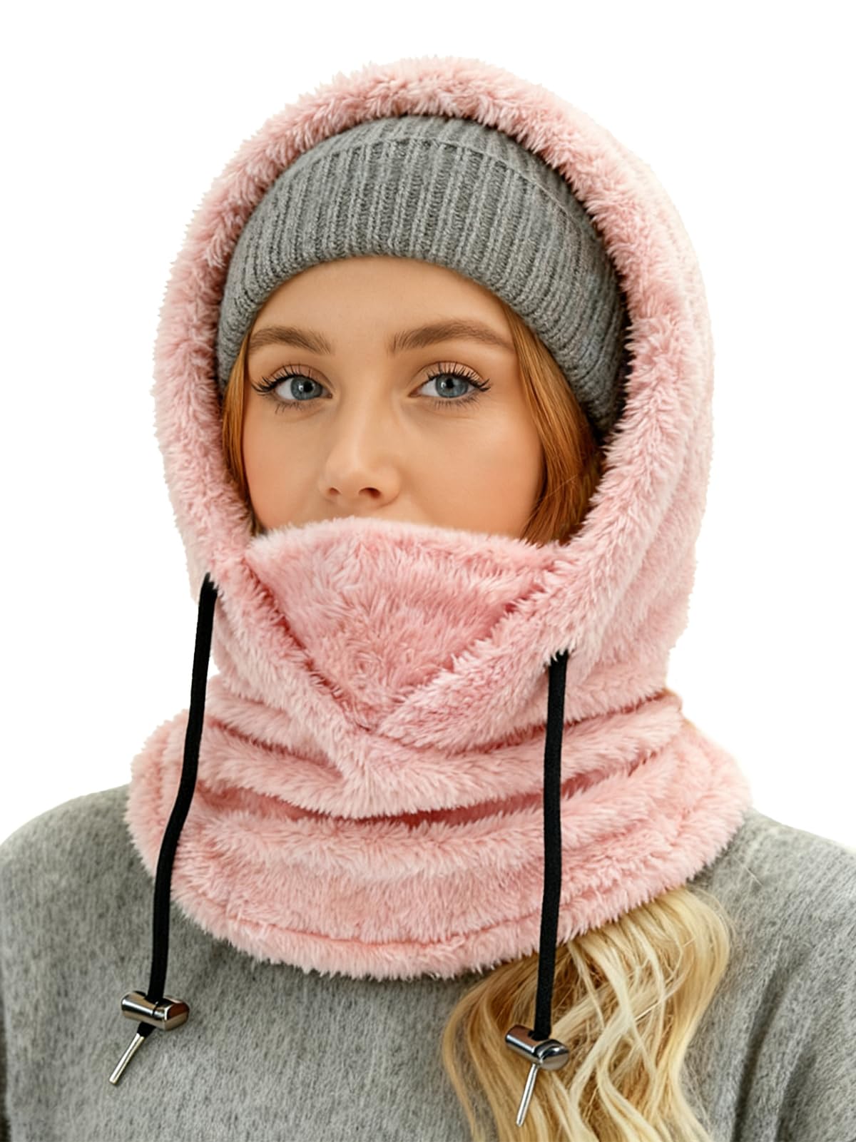 YESLIFE Winter Balaclava Ski Masks for Cold Weather, Fleece Thermal Face Mask, Neck Gaiters