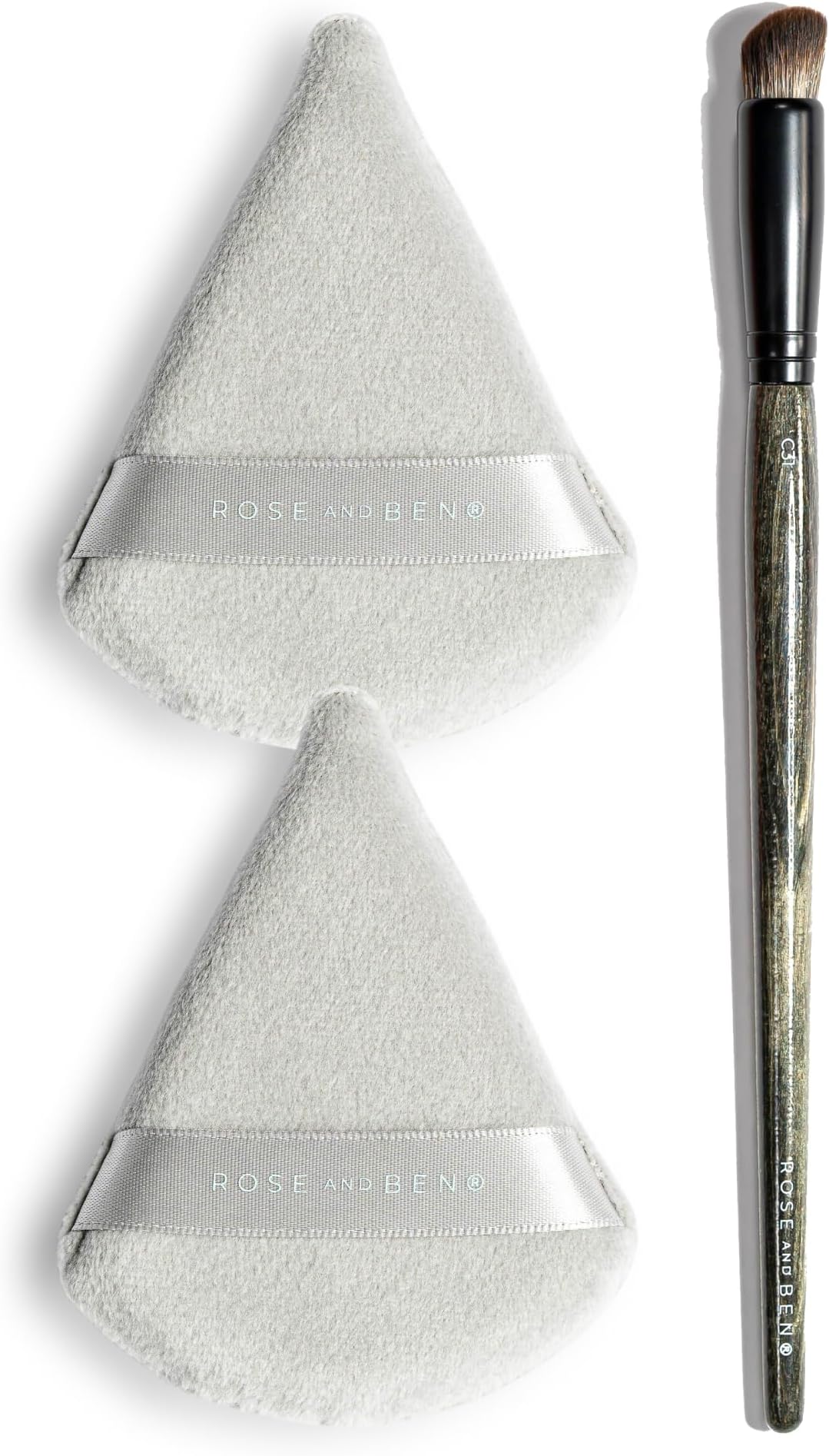 Conceal & Set Duo | Spot Concealer Brush + Setting Puff | Precise Coverage & Flawless Powder Finish | Cruelty-free