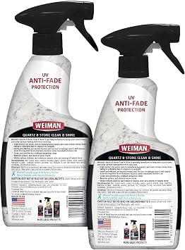 BLANCO BLANCOCLEAN Daily Silgranit Sink Cleaner and Weiman Quartz Countertop Cleaner and Polish (2 Pack) Bundle